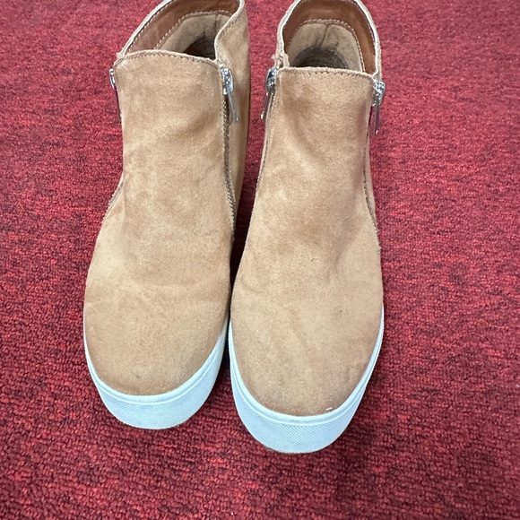 Soda Taylor Hidden Wedge Platform Ankle Booties Slip On Sneakers Shoes - Picture 3 of 3